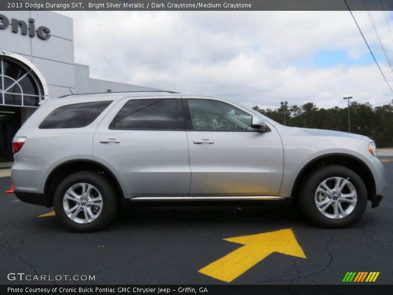 Bright Silver Metallic / Dark Graystone/Medium Graystone 2013 Dodge Durango SXT