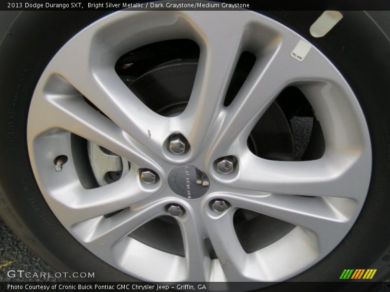 Bright Silver Metallic / Dark Graystone/Medium Graystone 2013 Dodge Durango SXT