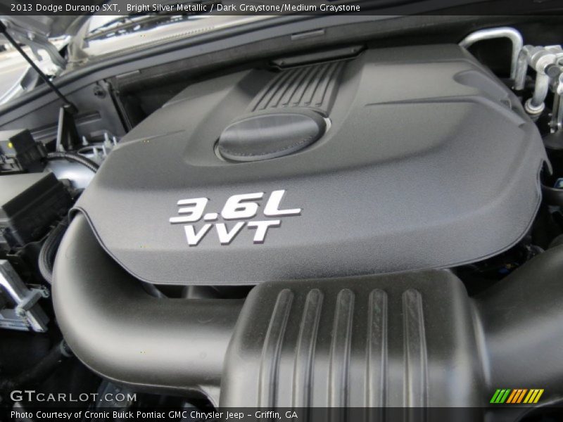 Bright Silver Metallic / Dark Graystone/Medium Graystone 2013 Dodge Durango SXT