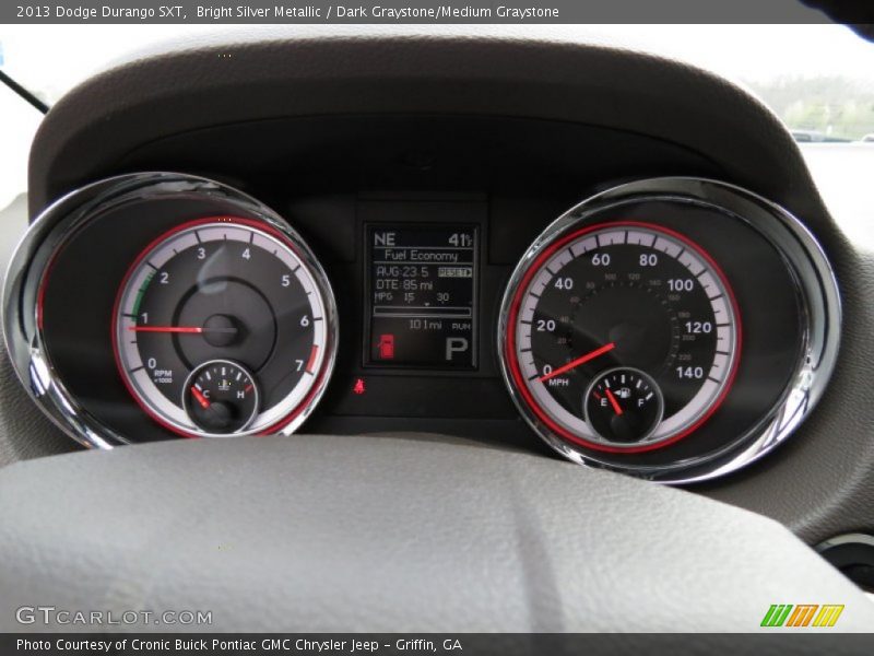 Bright Silver Metallic / Dark Graystone/Medium Graystone 2013 Dodge Durango SXT