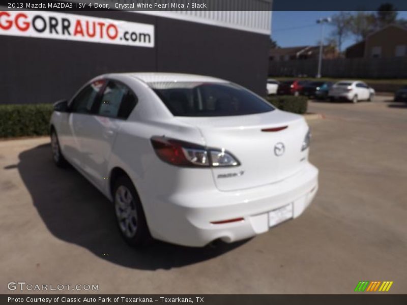 Crystal White Pearl Mica / Black 2013 Mazda MAZDA3 i SV 4 Door