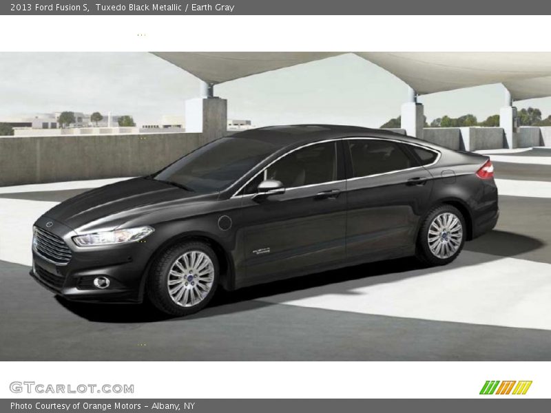 Tuxedo Black Metallic / Earth Gray 2013 Ford Fusion S