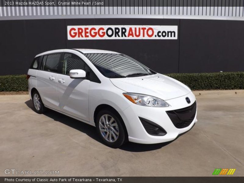 Crystal White Pearl / Sand 2013 Mazda MAZDA5 Sport