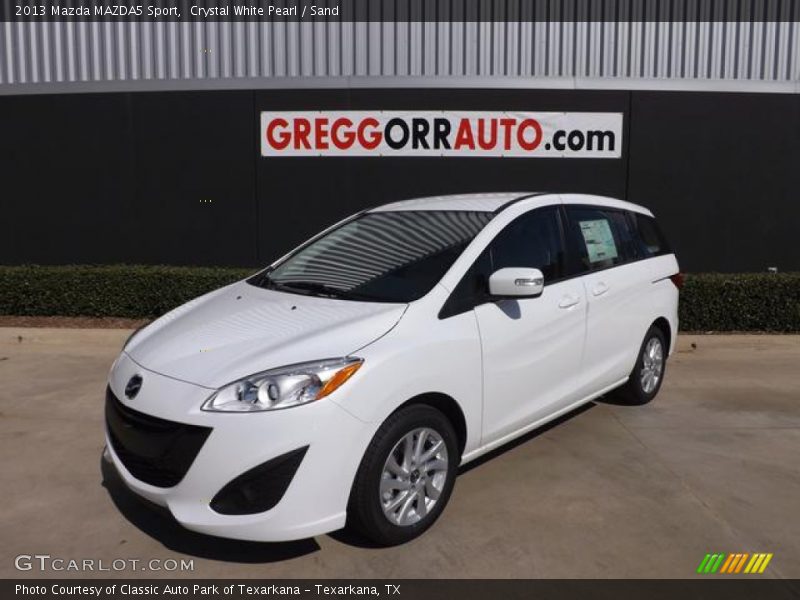 Crystal White Pearl / Sand 2013 Mazda MAZDA5 Sport