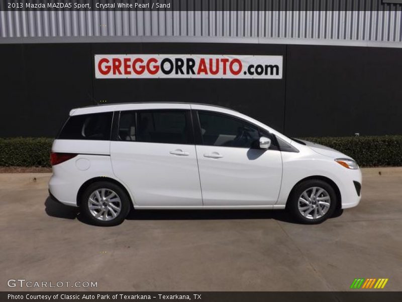 Crystal White Pearl / Sand 2013 Mazda MAZDA5 Sport