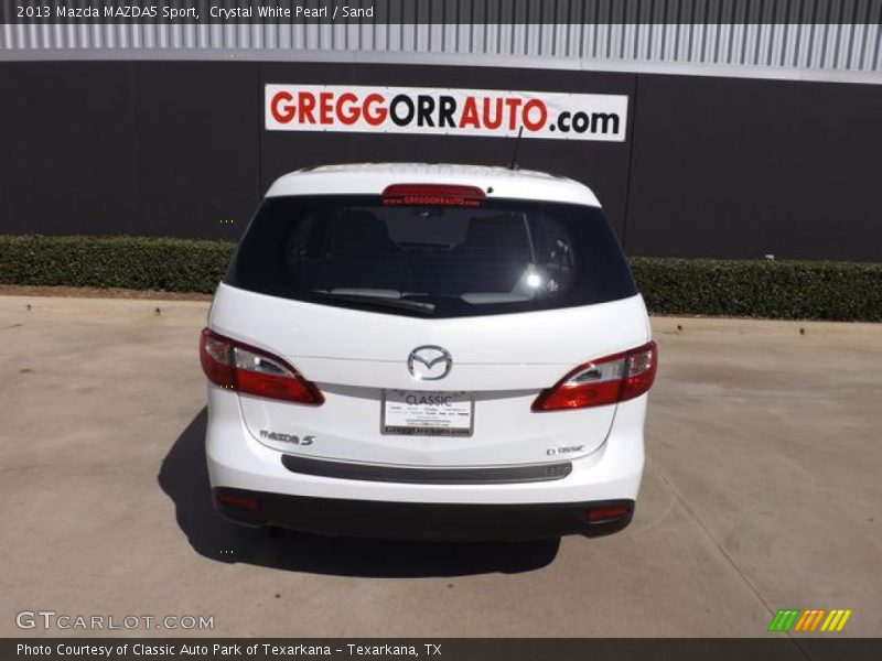 Crystal White Pearl / Sand 2013 Mazda MAZDA5 Sport