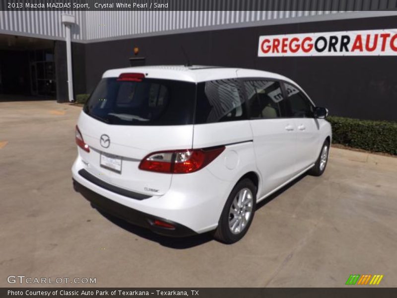 Crystal White Pearl / Sand 2013 Mazda MAZDA5 Sport