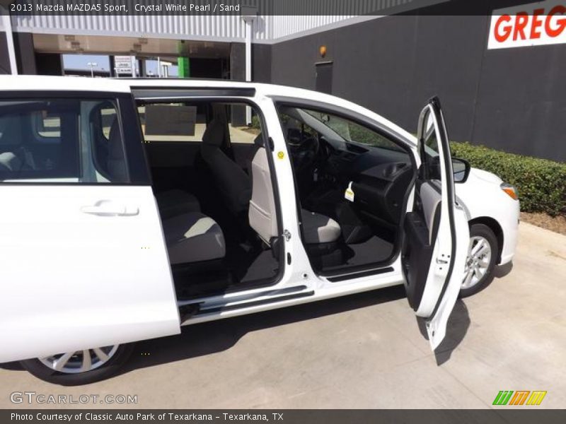Crystal White Pearl / Sand 2013 Mazda MAZDA5 Sport