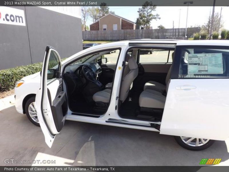 Crystal White Pearl / Sand 2013 Mazda MAZDA5 Sport