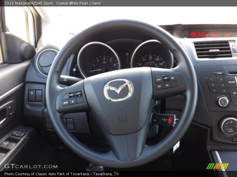 Crystal White Pearl / Sand 2013 Mazda MAZDA5 Sport