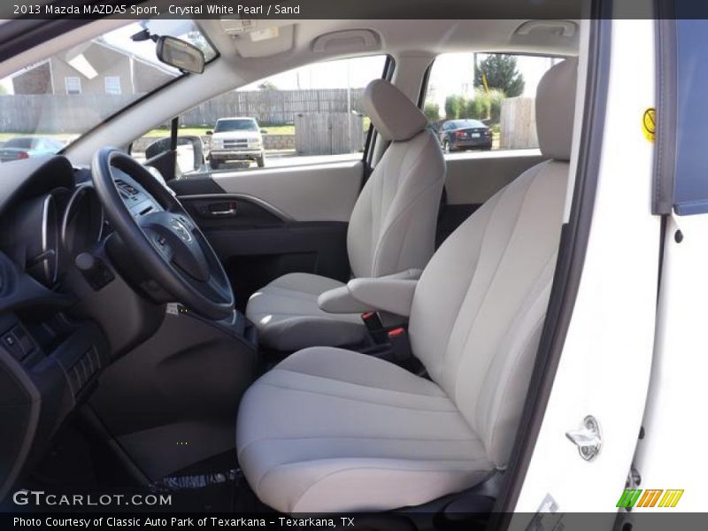 Crystal White Pearl / Sand 2013 Mazda MAZDA5 Sport