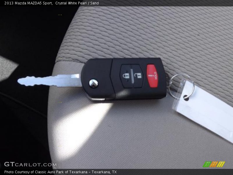 Crystal White Pearl / Sand 2013 Mazda MAZDA5 Sport