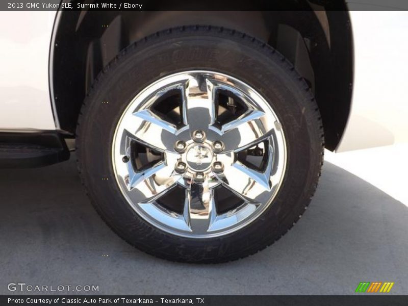 Summit White / Ebony 2013 GMC Yukon SLE