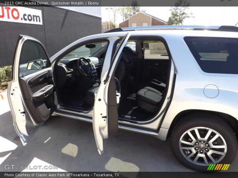 Quicksilver Metallic / Ebony 2013 GMC Acadia Denali