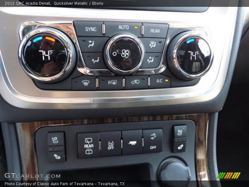 Quicksilver Metallic / Ebony 2013 GMC Acadia Denali