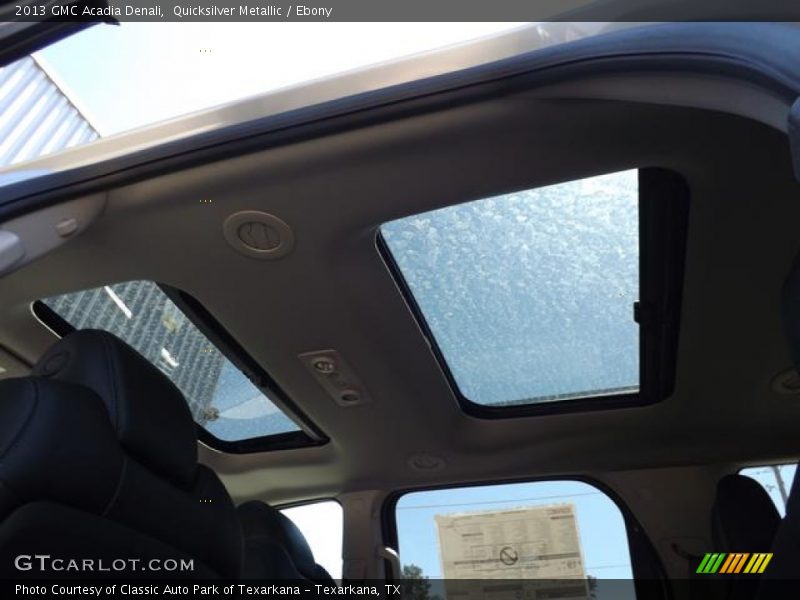 Quicksilver Metallic / Ebony 2013 GMC Acadia Denali