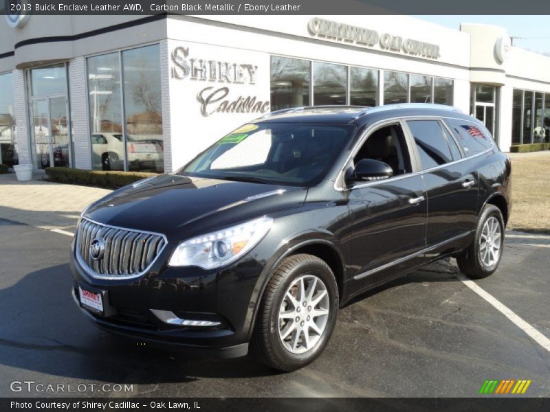 Carbon Black Metallic / Ebony Leather 2013 Buick Enclave Leather AWD