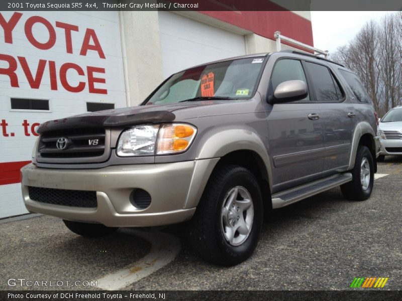 Thunder Gray Metallic / Charcoal 2001 Toyota Sequoia SR5 4x4