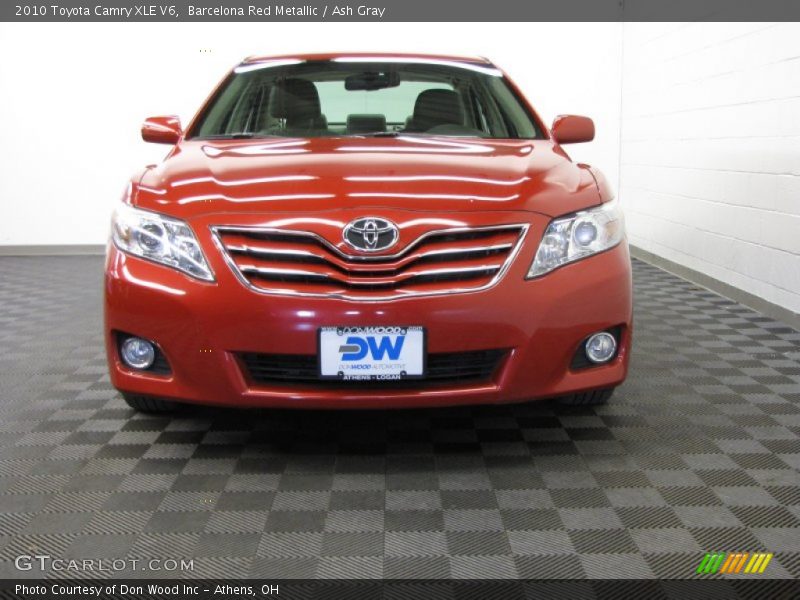 Barcelona Red Metallic / Ash Gray 2010 Toyota Camry XLE V6