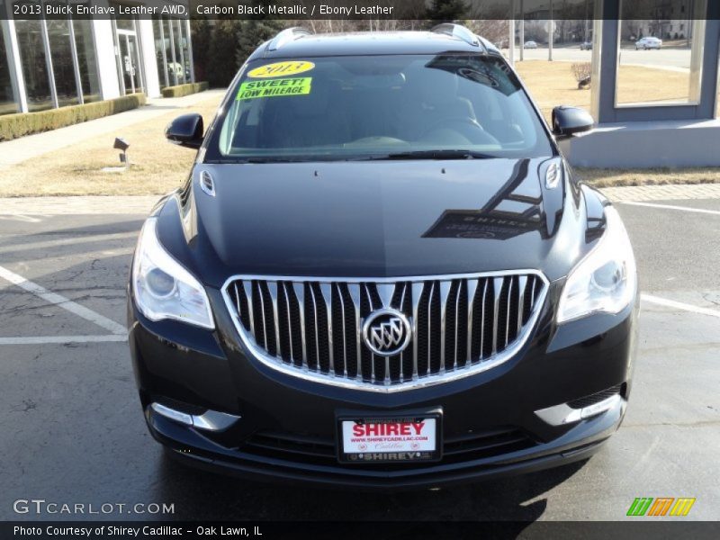 Carbon Black Metallic / Ebony Leather 2013 Buick Enclave Leather AWD