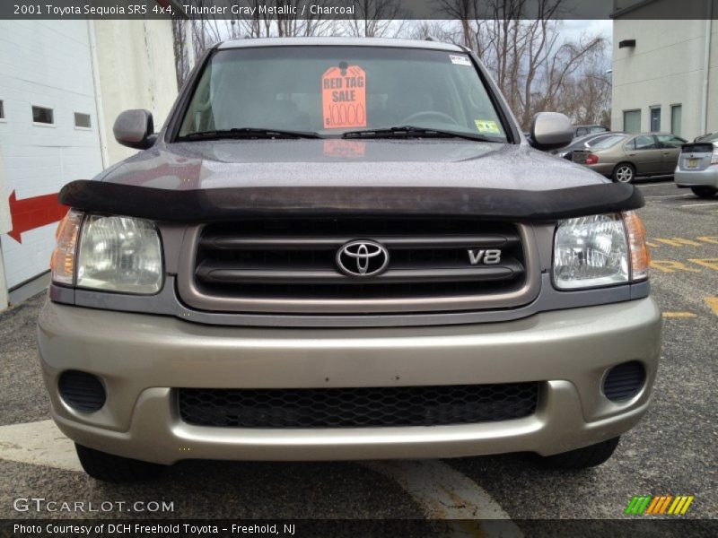 Thunder Gray Metallic / Charcoal 2001 Toyota Sequoia SR5 4x4