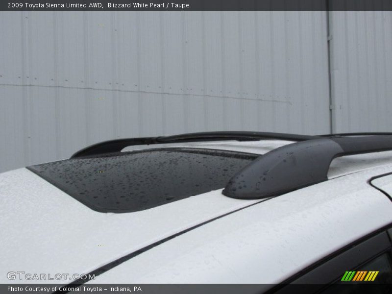 Blizzard White Pearl / Taupe 2009 Toyota Sienna Limited AWD