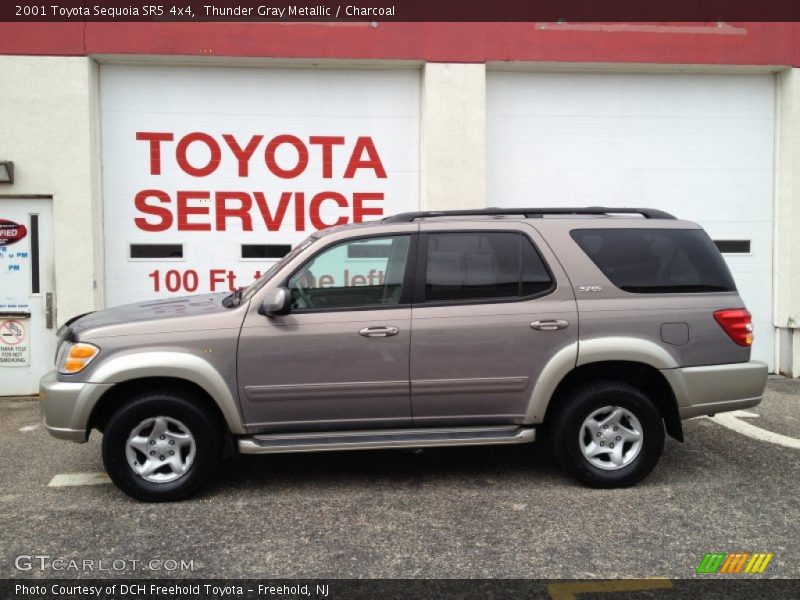 Thunder Gray Metallic / Charcoal 2001 Toyota Sequoia SR5 4x4