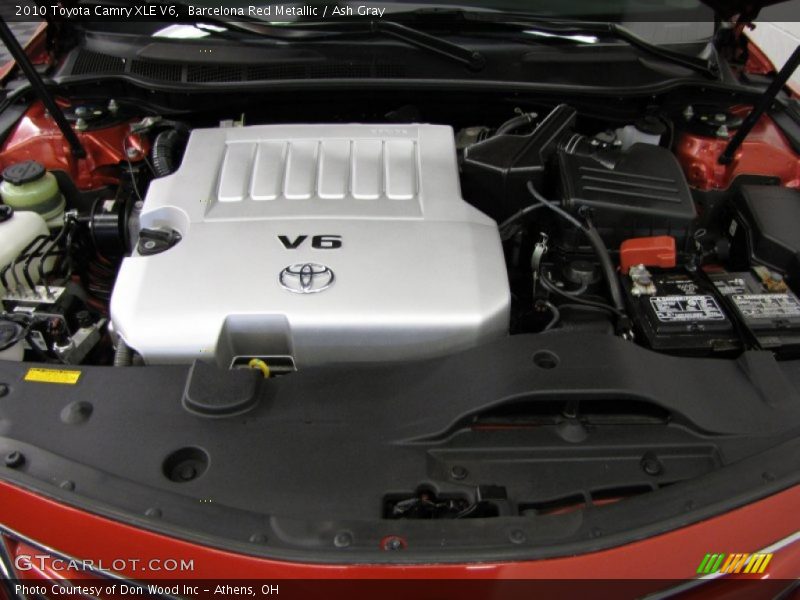 Barcelona Red Metallic / Ash Gray 2010 Toyota Camry XLE V6