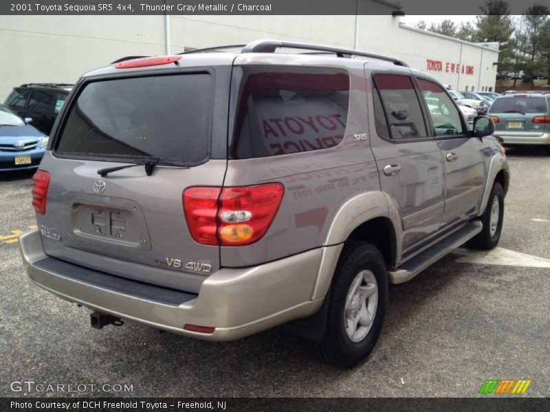 Thunder Gray Metallic / Charcoal 2001 Toyota Sequoia SR5 4x4