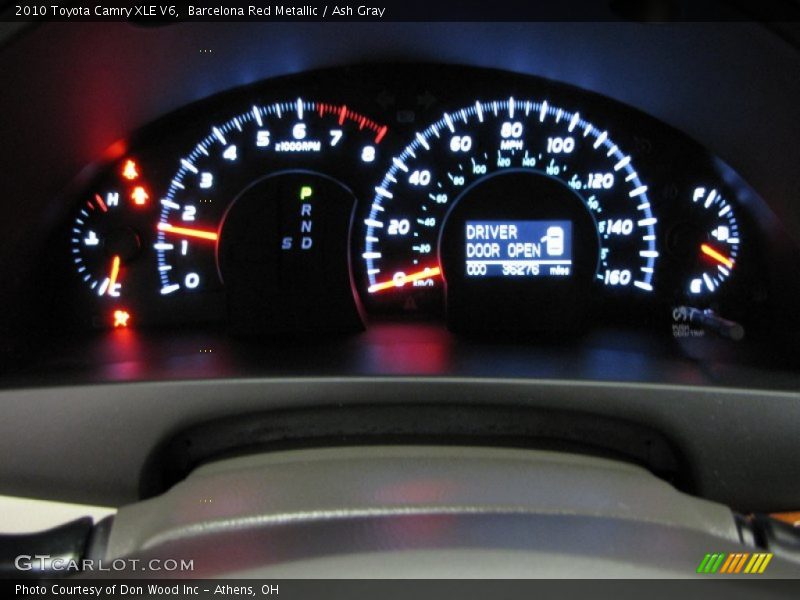 Barcelona Red Metallic / Ash Gray 2010 Toyota Camry XLE V6