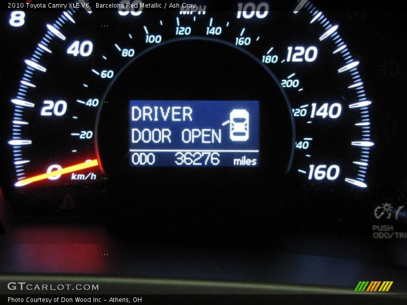 Barcelona Red Metallic / Ash Gray 2010 Toyota Camry XLE V6