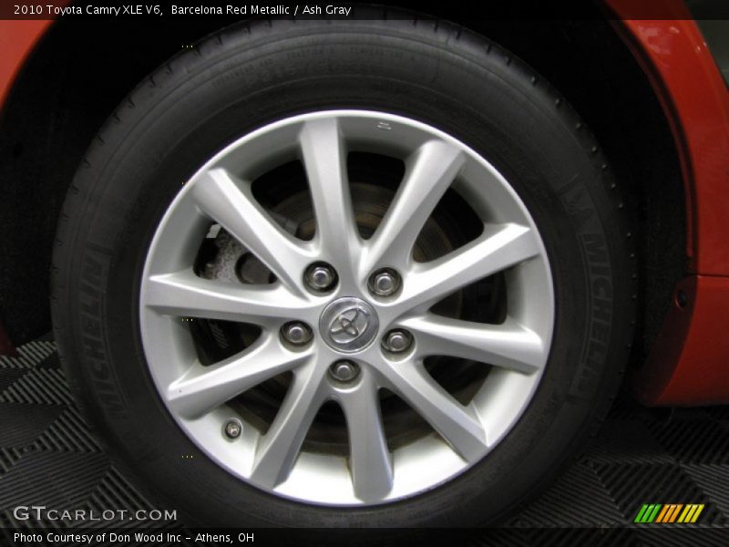 Barcelona Red Metallic / Ash Gray 2010 Toyota Camry XLE V6