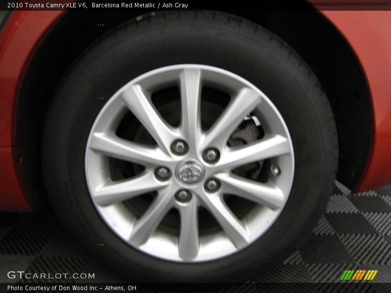 Barcelona Red Metallic / Ash Gray 2010 Toyota Camry XLE V6