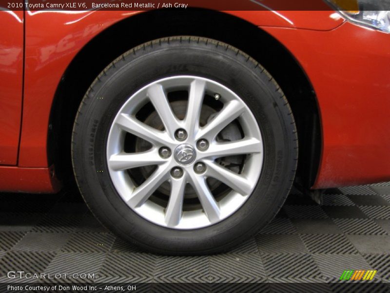 Barcelona Red Metallic / Ash Gray 2010 Toyota Camry XLE V6