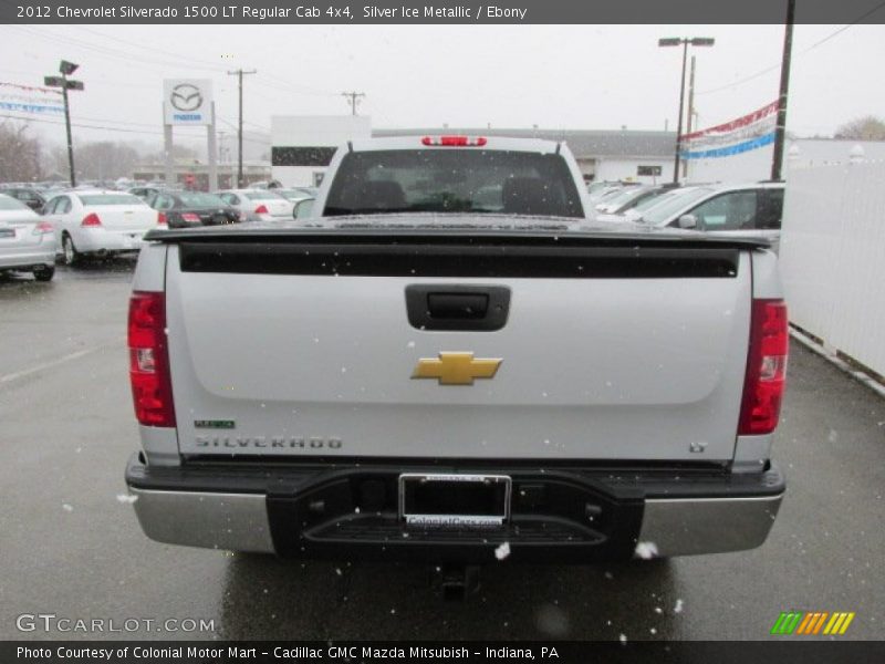 Silver Ice Metallic / Ebony 2012 Chevrolet Silverado 1500 LT Regular Cab 4x4