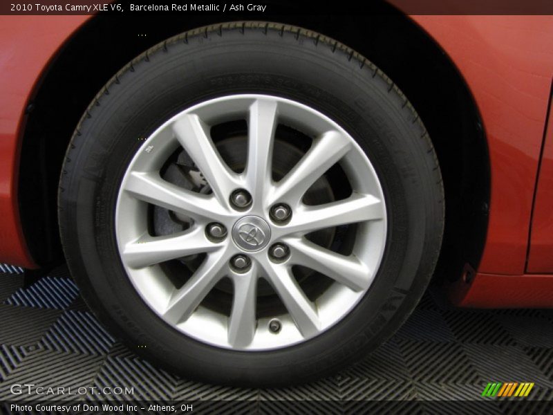 Barcelona Red Metallic / Ash Gray 2010 Toyota Camry XLE V6