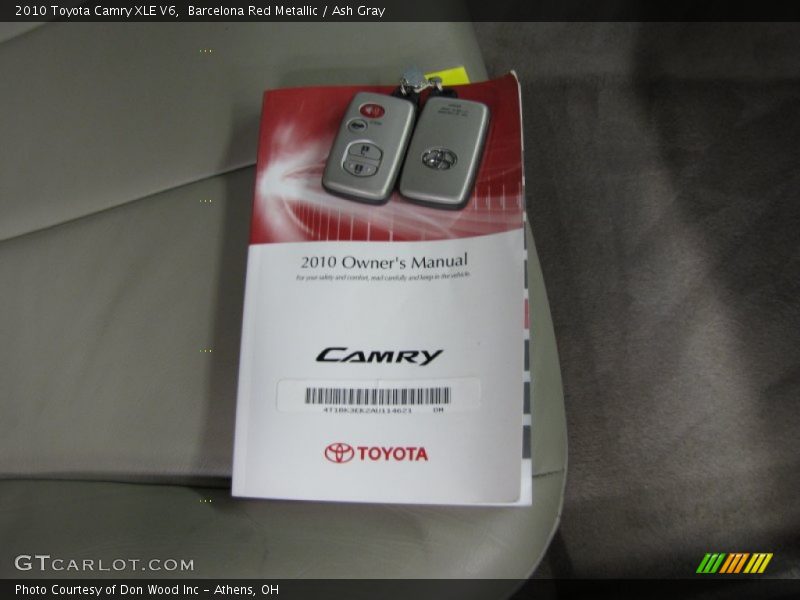 Barcelona Red Metallic / Ash Gray 2010 Toyota Camry XLE V6