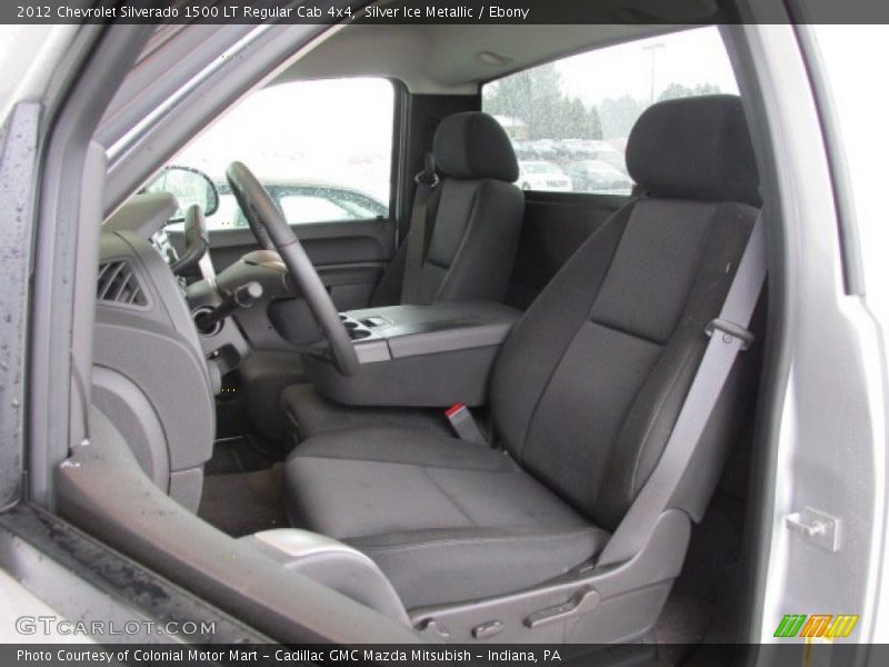 Silver Ice Metallic / Ebony 2012 Chevrolet Silverado 1500 LT Regular Cab 4x4