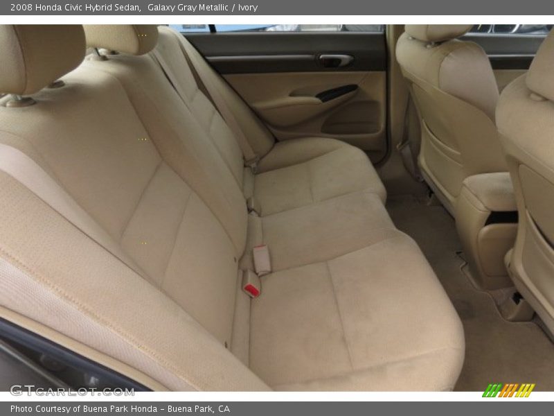 Galaxy Gray Metallic / Ivory 2008 Honda Civic Hybrid Sedan