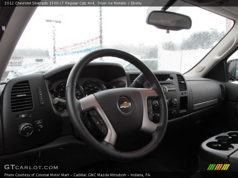 Silver Ice Metallic / Ebony 2012 Chevrolet Silverado 1500 LT Regular Cab 4x4