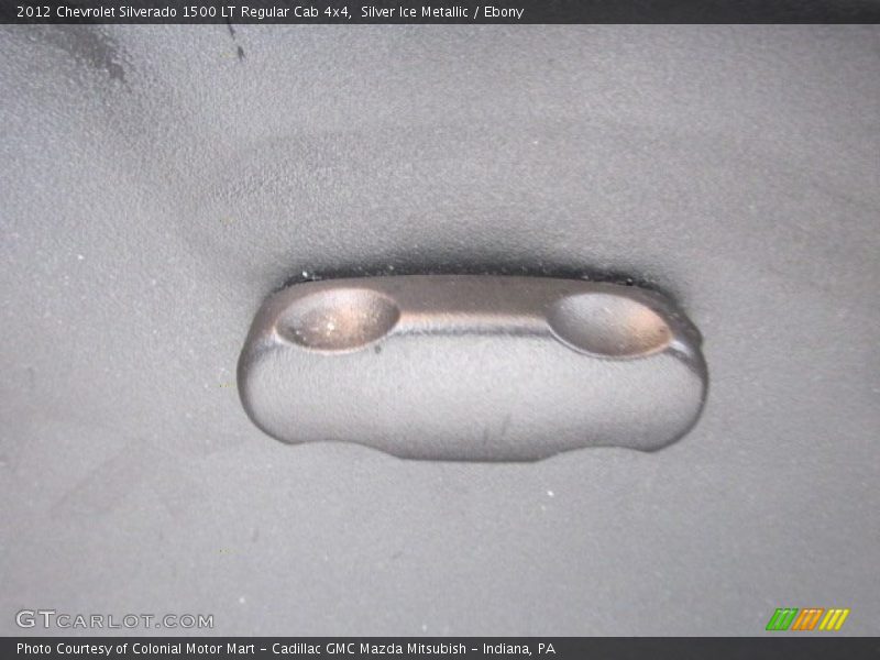 Silver Ice Metallic / Ebony 2012 Chevrolet Silverado 1500 LT Regular Cab 4x4