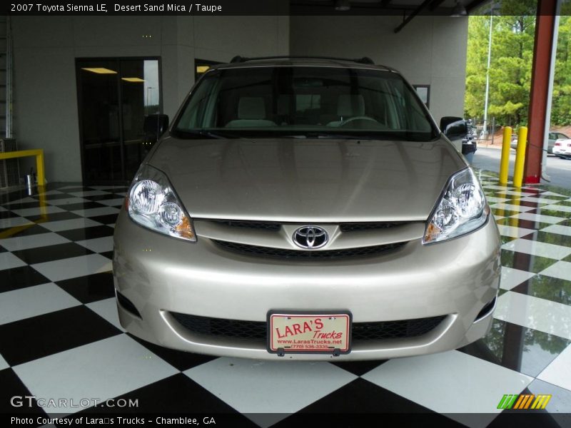 Desert Sand Mica / Taupe 2007 Toyota Sienna LE