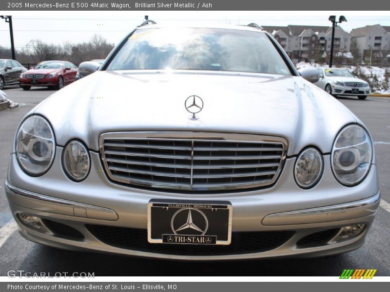 Brilliant Silver Metallic / Ash 2005 Mercedes-Benz E 500 4Matic Wagon