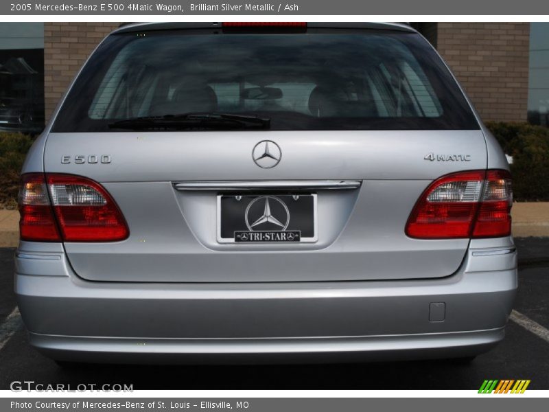 Brilliant Silver Metallic / Ash 2005 Mercedes-Benz E 500 4Matic Wagon