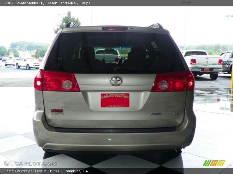 Desert Sand Mica / Taupe 2007 Toyota Sienna LE