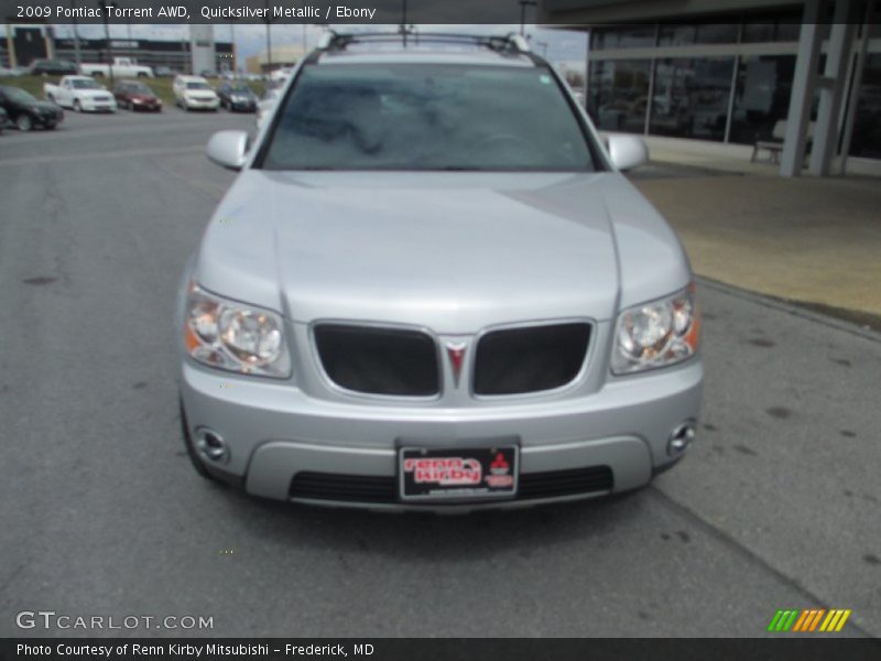 Quicksilver Metallic / Ebony 2009 Pontiac Torrent AWD