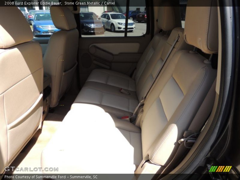 Stone Green Metallic / Camel 2008 Ford Explorer Eddie Bauer