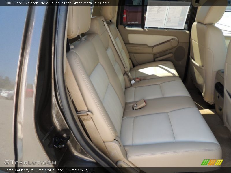 Stone Green Metallic / Camel 2008 Ford Explorer Eddie Bauer