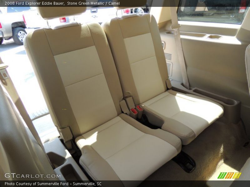 Stone Green Metallic / Camel 2008 Ford Explorer Eddie Bauer