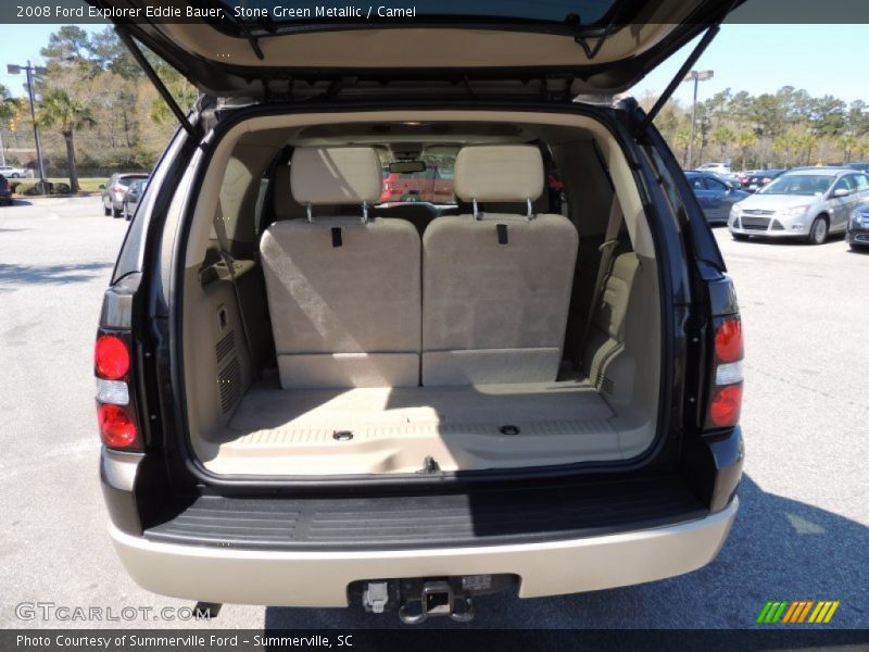 Stone Green Metallic / Camel 2008 Ford Explorer Eddie Bauer